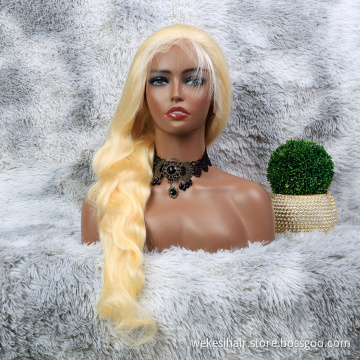 13x4 Straight Front Wigs 613 Blonde Brazilian Virgin Human Hair Wigs for Black Women Brazilian Human Hair Lace Front 613 Wigs